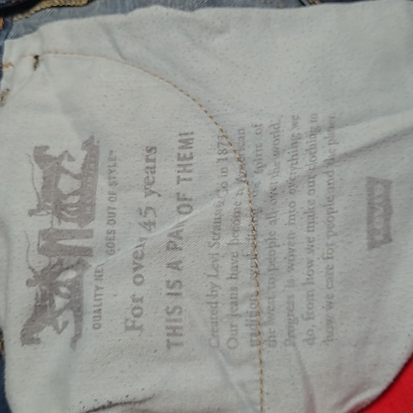 Levi's Relaxed Straight Jeans Med Wash - Picture 8 of 8